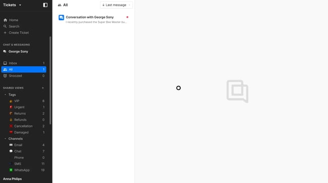 Gorgias, web-based customer service software
